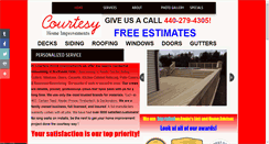 Desktop Screenshot of courtesyhomeimprovements.com